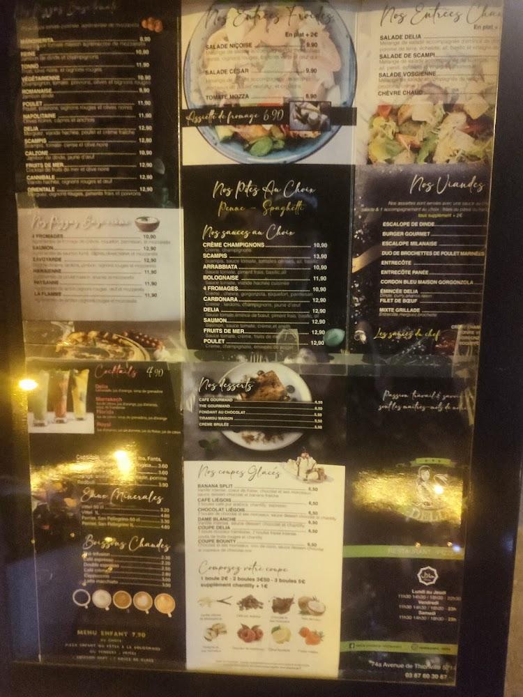 Delia restaurant pizzeria - Menu Image 2